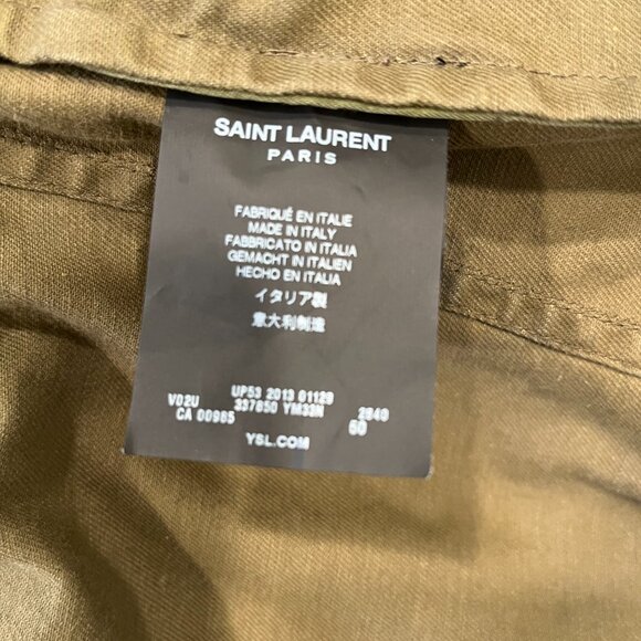 SAINT LAURENT UTILITY JACKET GREEN - Picture 3 of 5